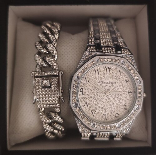 montre + bracelet Acier N11
